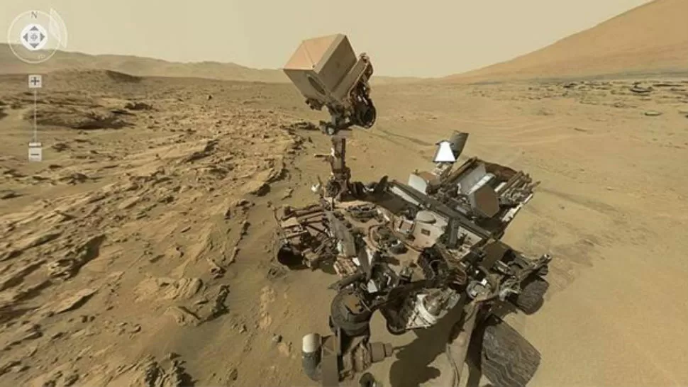 AUTOFOTO. El Curiosity, en Marte. FOTO DE NASA
