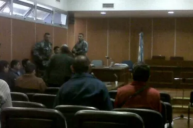 Vilte Laxi salió de la internación y volvió a la sala del juicio