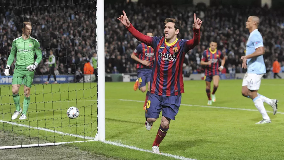FESTEJO. Lionel Messi, el jugador mejor pago del mundo. TÉLAM.