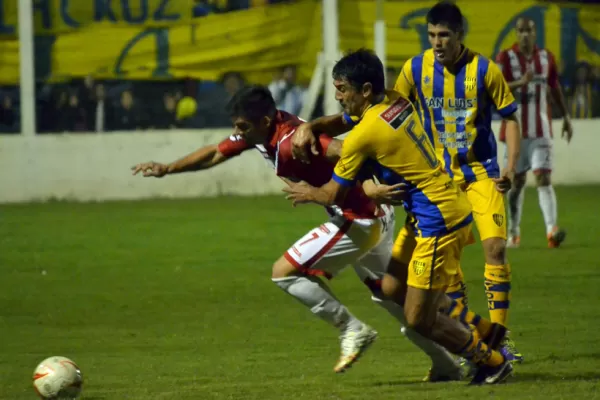 San Martín perdió sobre la hora con Juventud Unida