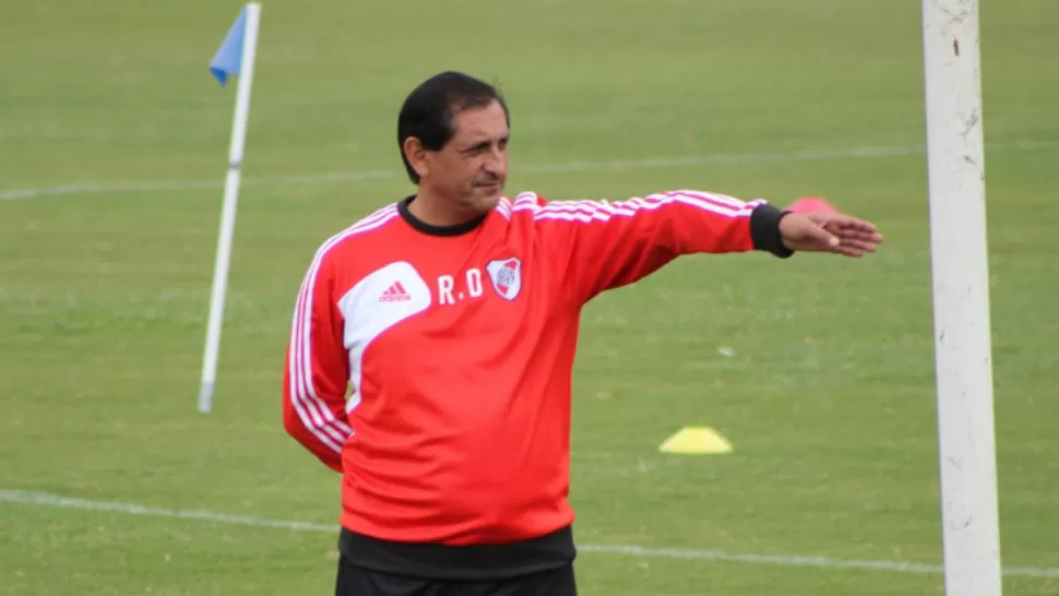 UN DT FELIZ. Ramón Díaz puso su equipo ideal en la práctica con miras al partido con Quilmes, en el que puede lograr el título.
