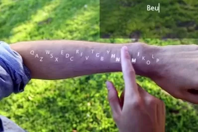 Minuum, la aplicación de Google Glass que transformará tu brazo en teclado