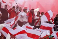 Los hinchas de River prepararon una fiesta como en sus mejores épocas