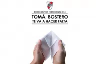 River campeón salió a chicanear a Boca con afiches