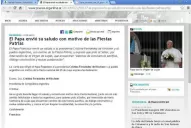 Según el Gobierno, la Nunciatura envió la carta falsa