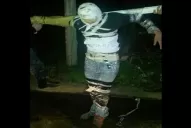 Hallan crucificado a un presunto delincuente en Córdoba