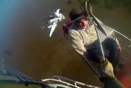 La avioneta habría caído cinco minutos antes de llegar a destino