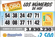 Los Números de Oro de LA GACETA
