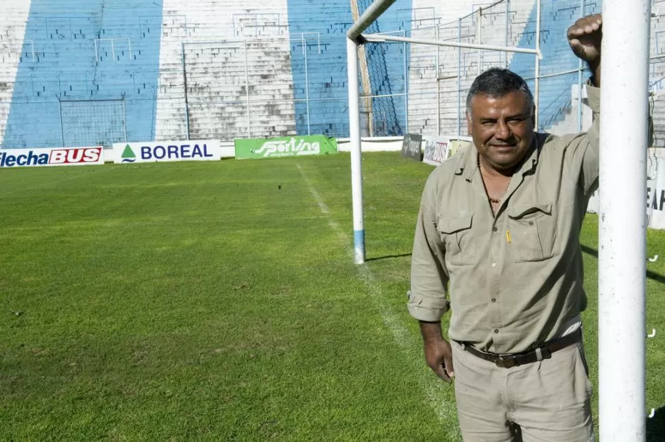 IMBORRABLE. Vázquez relató que jugaba a los penales con “Pipita” en el arco que da a la tribuna de la calle Chile. 
