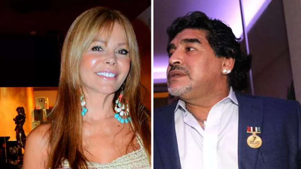 CONFIRMADO. Alfano y Maradona confesaron su romance. FOTO TOMADA DE MINUTOUNO.COM