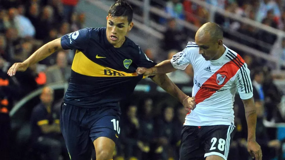 EL PROXIMO DUELO. El Superclásico River-Boca se jugará en la décima fecha del Torneo Transición, en el Monumental, el domingo 28 de septiembre. En el debut River visitará a Gimnasia en La Plata y Boca recibirá a Newell's.