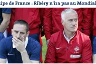 Ribéry se quedó afuera de Brasil 2014