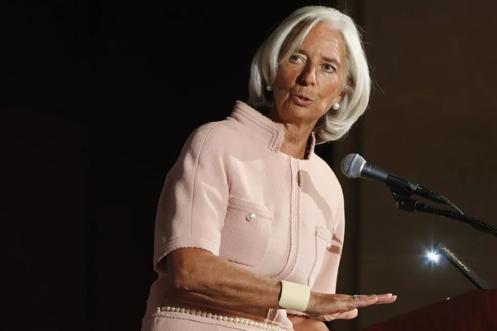 REUNIÓN. Christine Lagarde, titular del FMI, informó al Directorio Ejecutivo sobre el índice de precios argentino. reuters