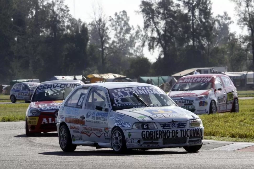 DOMINIO ABSOLUTO. Mohamed siempre estuvo adelante en la segunda serie clasificatoria que ganó; más atrás Guillermo Albertengo intenta alcanzarlo, pero fue en vano. 