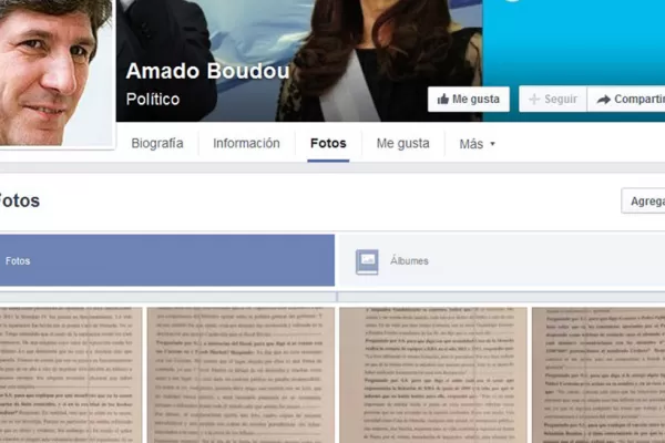 Boudou subió  a Facebook su declaración en la causa Ciccone