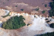 Video: la impactante crecida de las Cataratas del Iguazú