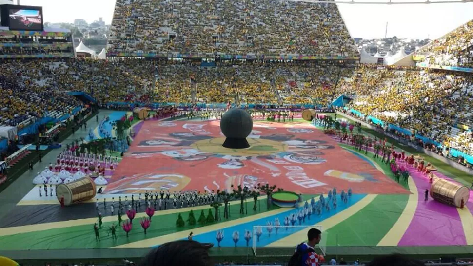 Comenzó la ceremonia de apertura de la Copa del Mundo Brasil 2014