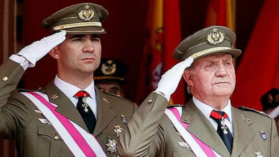 NUEVO MONARCA. El príncipe Felipe (izquierda) será proclamado rey el jueves próximo. FOTO TOMADA DE LANACION.COM