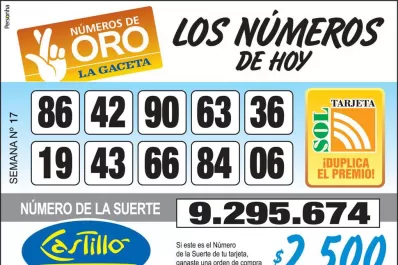 Los Números de Oro de LA GACETA
