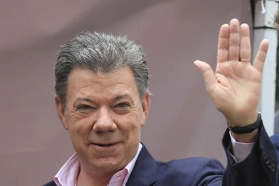 Santos fue reelecto presidente tras un reñido balotaje