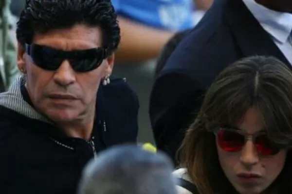 Grondona, duro con Maradona: se fue el mufa y ganamos