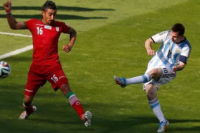 Reviví en cámara lenta el golazo de Messi a Irán