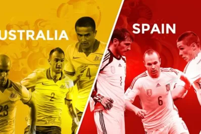 Brasil 2014: Alineaciones de España-Australia
