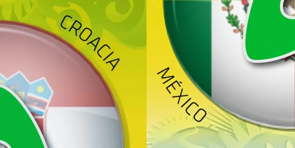 Brasil 2014: Alineaciones de Croacia-México