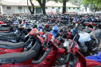 Si no retirás tu moto secuestrada, a los dos meses puede salir a subasta
