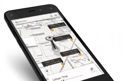 Cómo es Fire, el teléfono de Amazon con efecto 3D
