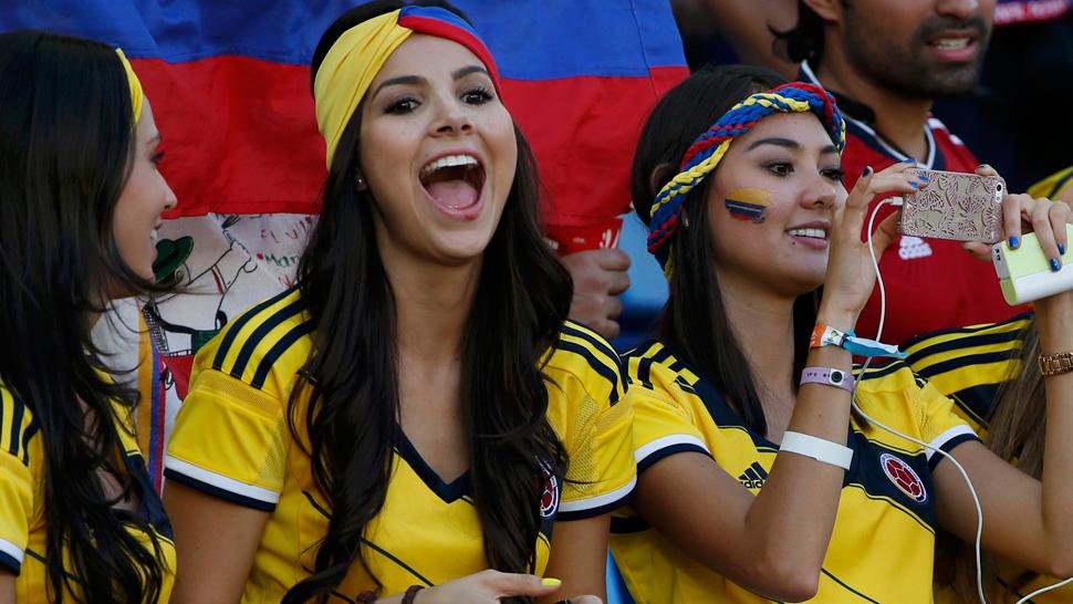 Las hinchas colombianas enamoraron a todos en Cuiabá - LA GACETA Tucumán