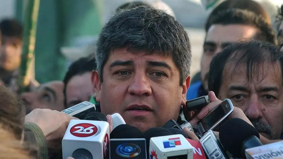 EL RECLAMO. El titular de Camioneros, Pablo Moyano, pide 40% de aumento salarial. LA GACETA
