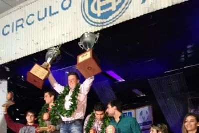 Giampietri se dio un baño de sol