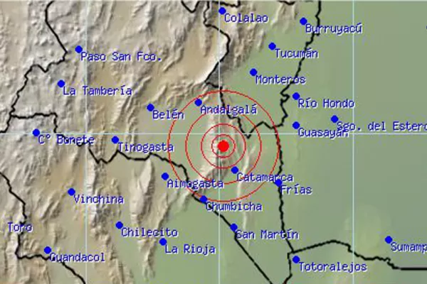 Un temblor despertó a los vecinos del sur tucumano: Sentimos un sacudón fuerte