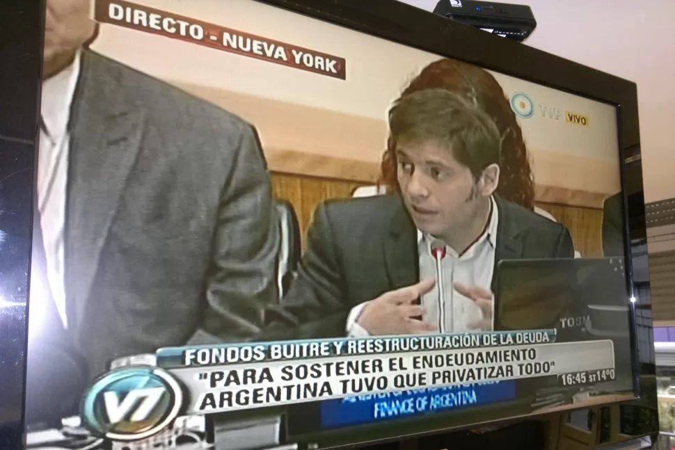 EN LA ONU. Kicillof expresó preocupación porque Argentina pudiera perder su esquema de desendeudamiento. CAPTURA DE PANTALLA