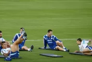 La Selección trabajó liviano, con la mente en Suiza