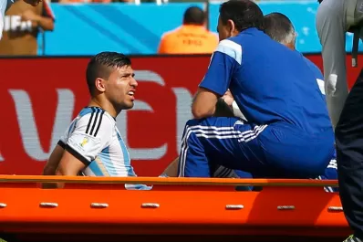 Agüero sufrió una lesión de grado uno y se perderá al menos un partido