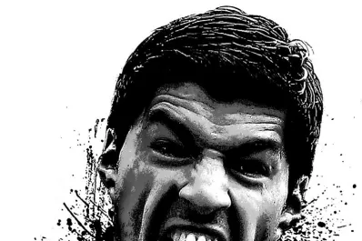 Suárez recibió una sanción animal