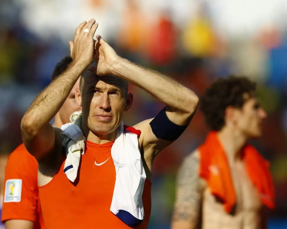 GENIO. Robben se transformó en uno de los mejores en Brasil 2014. 