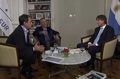 El mano a mano de Boudou con Tenembaum y Zlotogwiazda