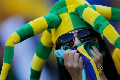 Belleza, pasión y creatividad colorearon las tribunas del Mineirao