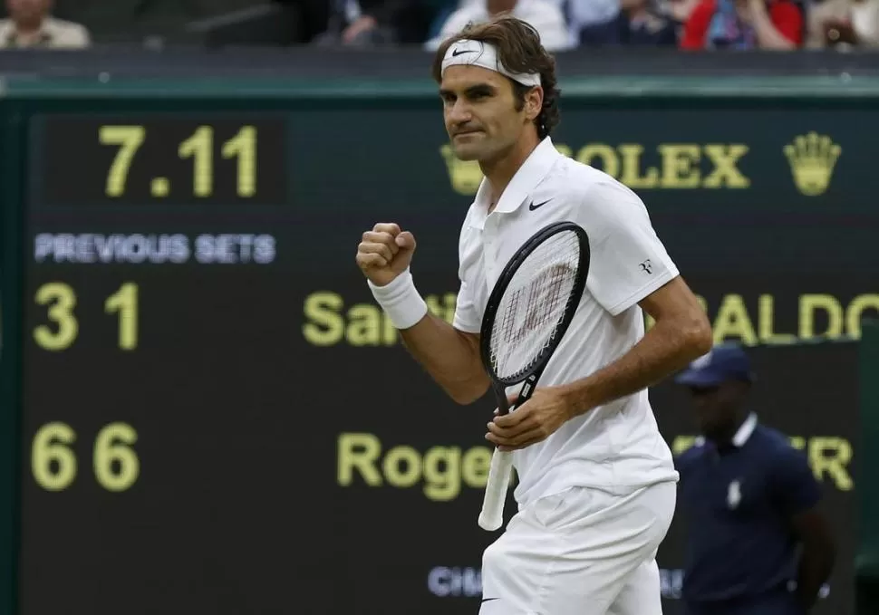 DEMOLEDOR. Federer no tuvo piedad del colombiano Giraldo. 