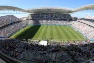 Cientos de argentinos llegaron tarde y se perdieron el partido