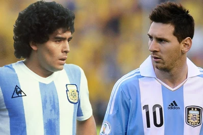 El gran duelo entre Messi y Maradona