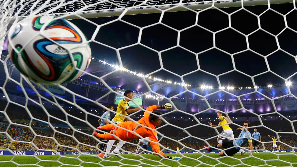 AL TOPE. Con cinco goles, James Rodríguez es el máximo goleador de la Copa del Mundo Brasil 2014. REUTERS