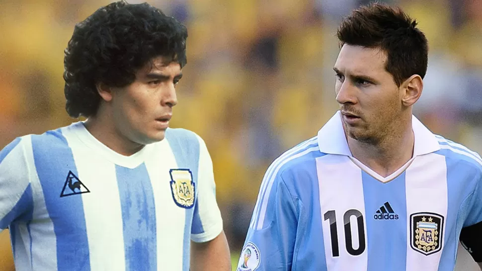 EL GRAN DUELO. Messi vs Maradona. Los dos mejores jugadores argentinos de todos los tiempos enfrentados en un video. 