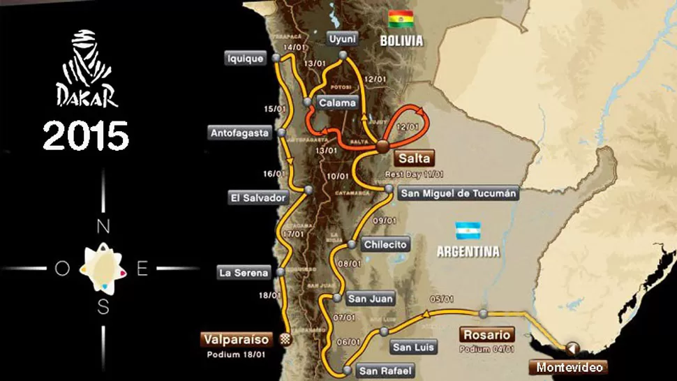 El Dakar 2015 volverá a pasar por La Rioja
