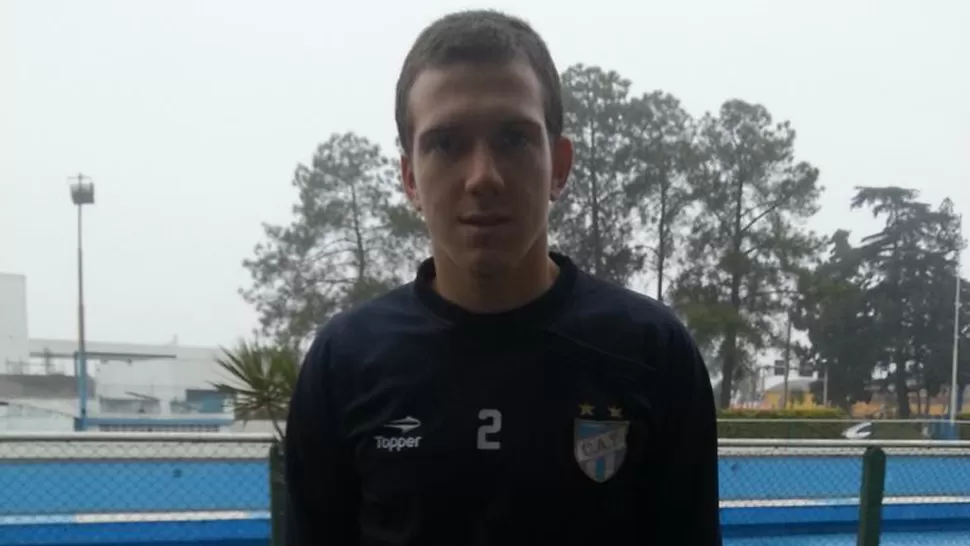 CAMBIO DE VEREDA. Max, ex capitán de San Martín, es nuevo jugador de Atlético. FOTO TOMADA DE TWITTER.COM/SOYDECANO939
