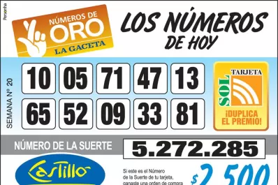 Los Números de Oro de LA GACETA