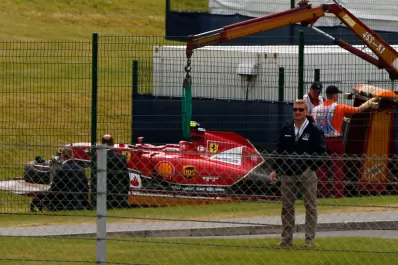 Mirá el accidente de Kimi Raikkonen en Silverstone